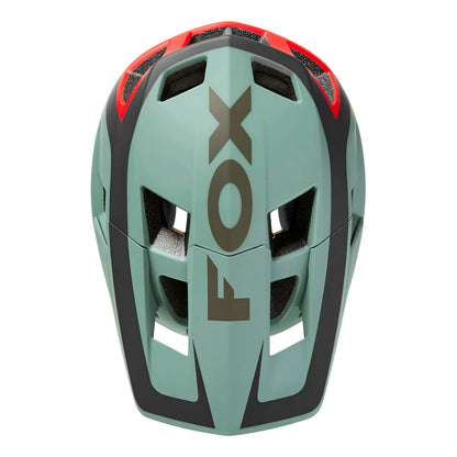 Fox Racing Dropframe Pro Divide MTB Helmet - Eucalyptus