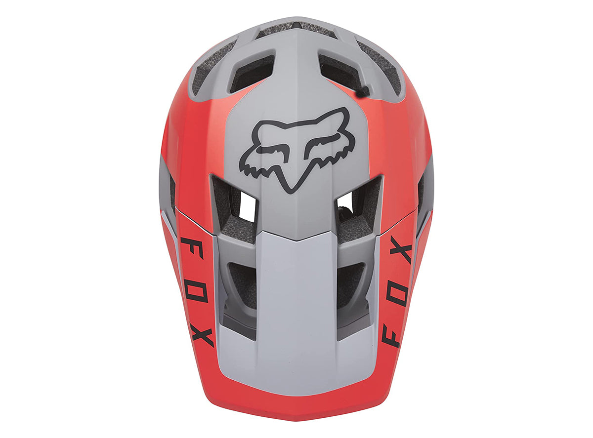 Fox Racing Dropframe Pro MTB Helmet - Sideswipe - Light Gray - 2021