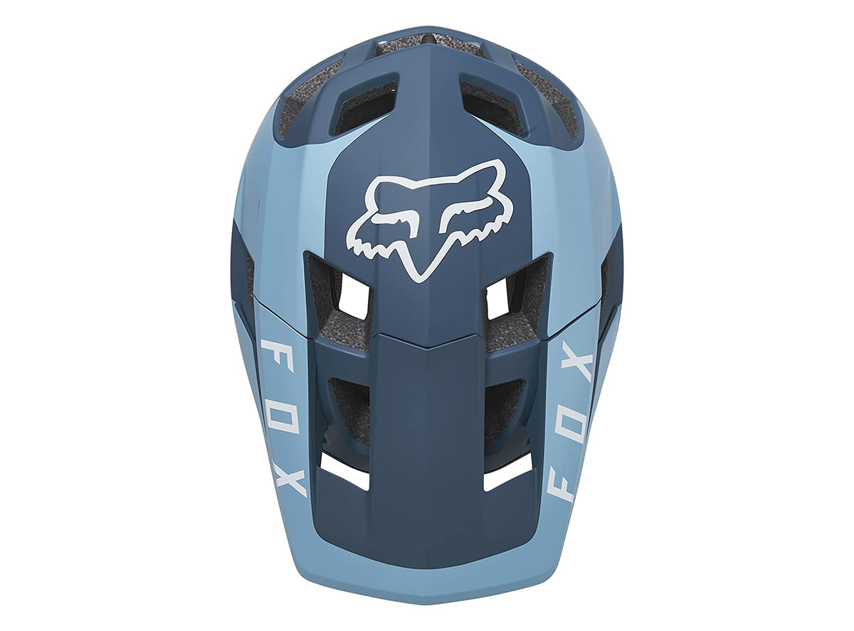 Fox Racing Dropframe Pro MTB Helmet - Sideswipe - Slate Blue - 2021