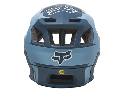 Fox Racing Dropframe Pro MTB Helmet - Sideswipe - Slate Blue - 2021