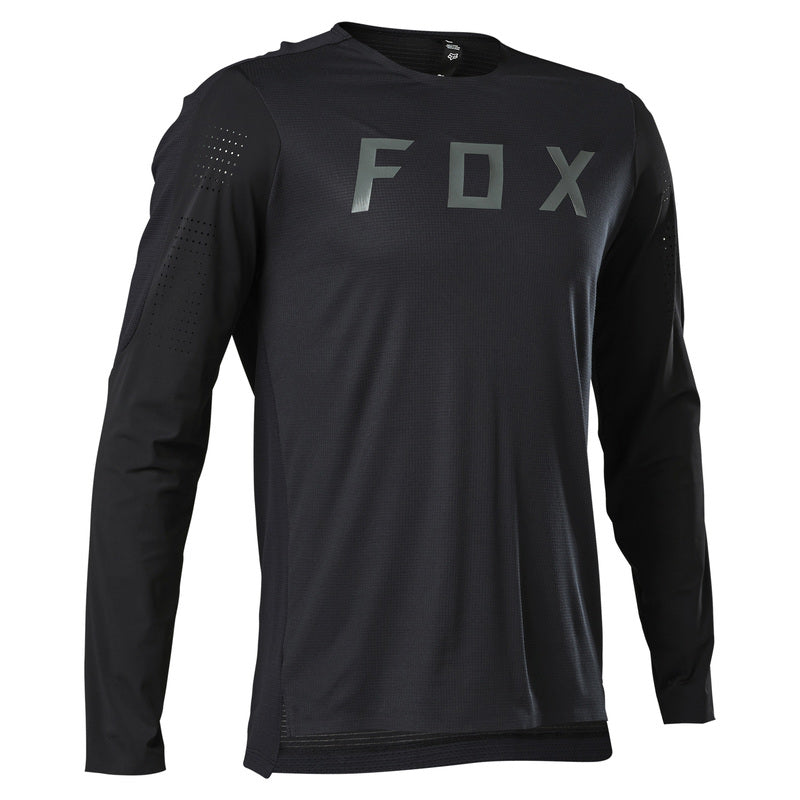 Fox Racing Flexair Pro Long Sleeve MTB Jersey - Black - 2022 Black Small 