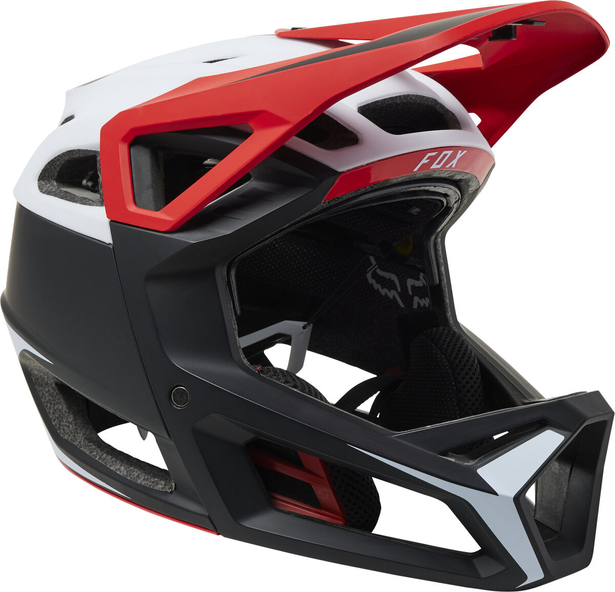 Fox Racing ProFrame RS Full Face Helmet - Sumyt - Black-Red - 2022 Black - Red Small 