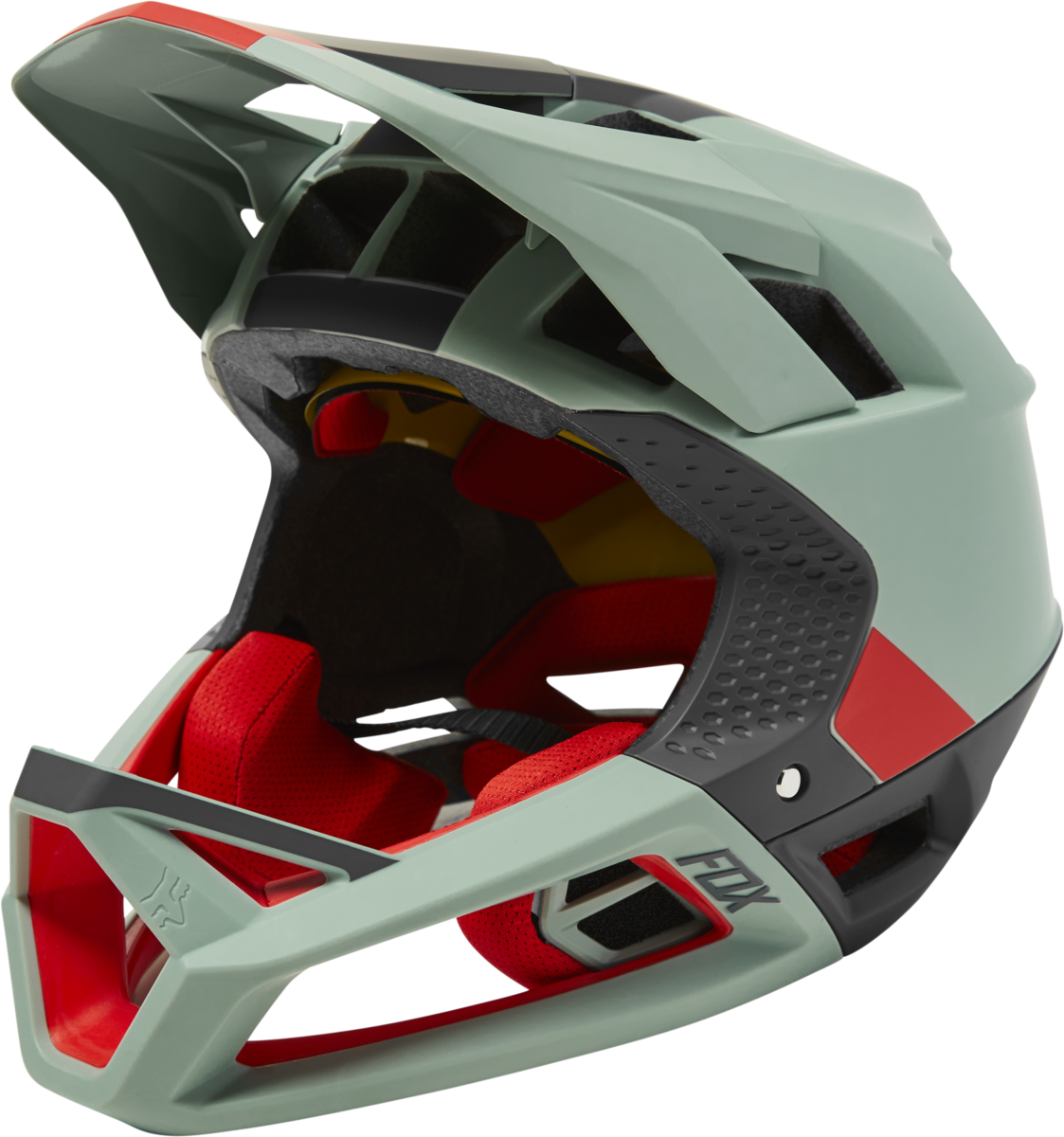Fox Racing ProFrame Full Face Helmet Blocked Eucalyptus