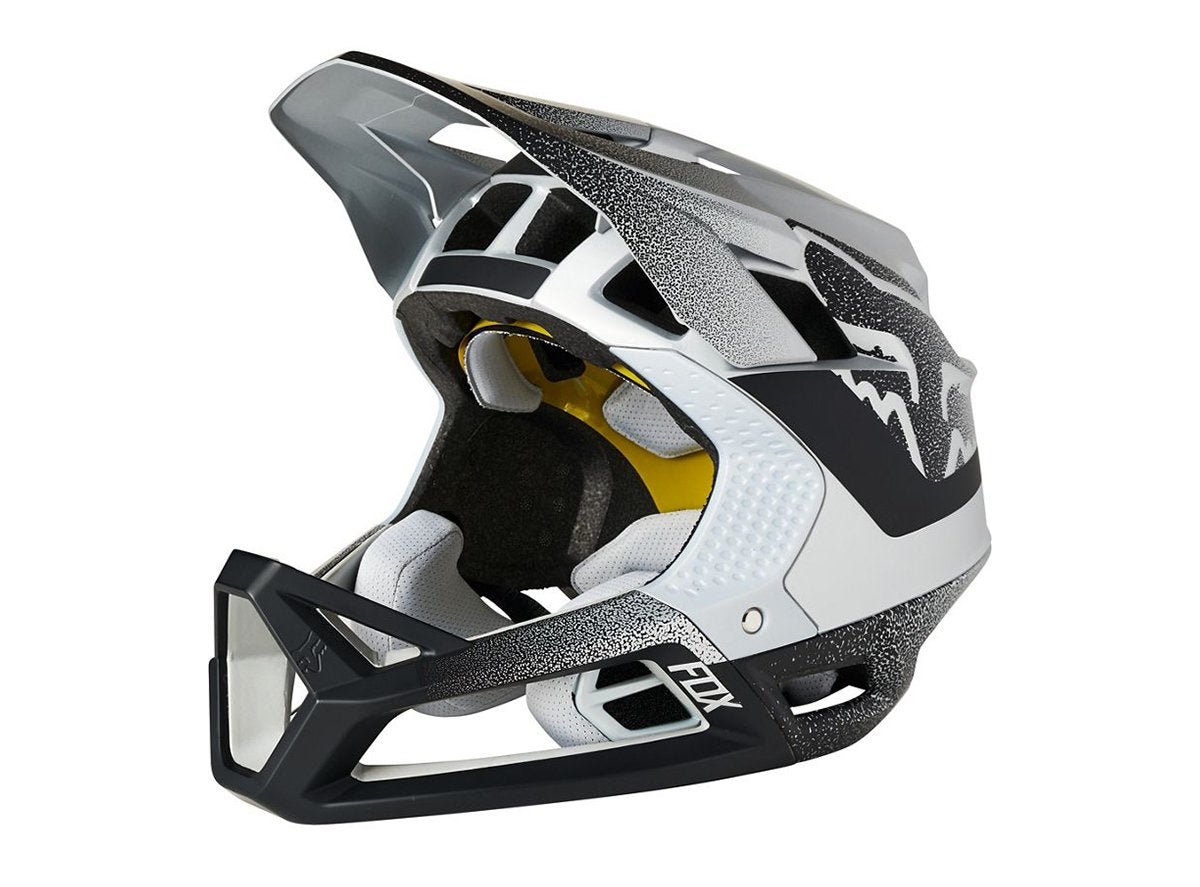 Fox Racing Proframe Full Face Helmet - Vapor - Silver-Black - 2021 Silver - Black Small 