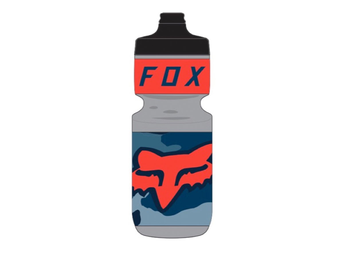 Fox Racing Purist Refuel Water Bottle - 26oz - Blue Camo - 2021 Blue Camo  