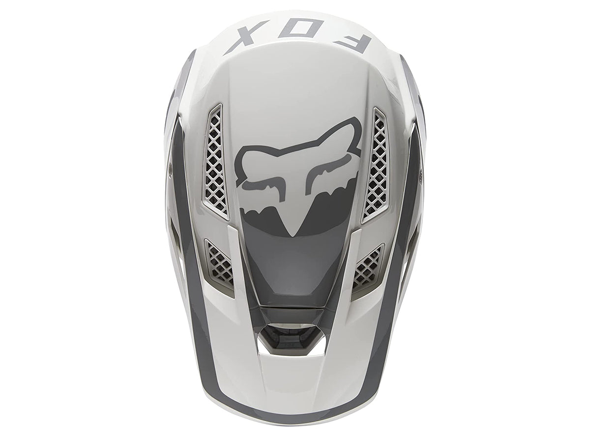 custom motorcycle helmets grey fox Fox Racing RPC MIPS Full Face Helmet - Niteeyez