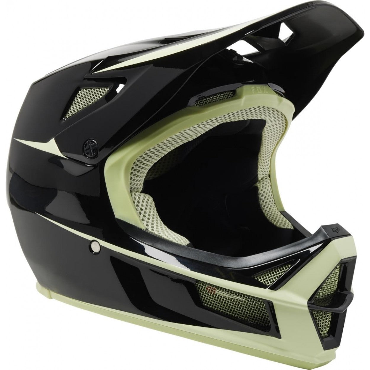 Fox Racing Rampage Comp Full Face Helmet - Stohn - Black - 2022 Black Small 