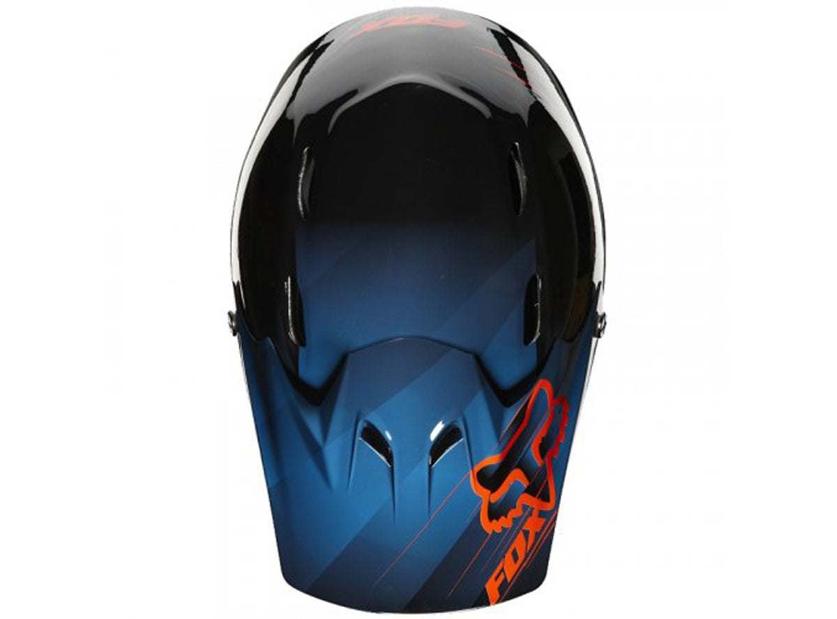 Fox Racing Rampage Full Face Helmet - Blue-Red