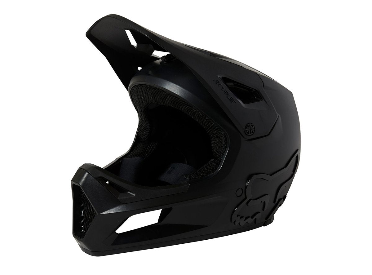 Fox Racing Rampage Full Face Helmet - Youth - Black-Black - 2021 Black - Black Small 