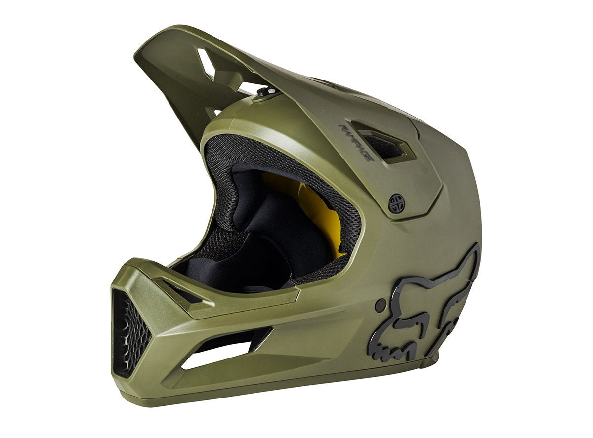 Fox Racing Rampage Full Face Helmet - Youth - Olive Green - 2021 Olive Green Small 