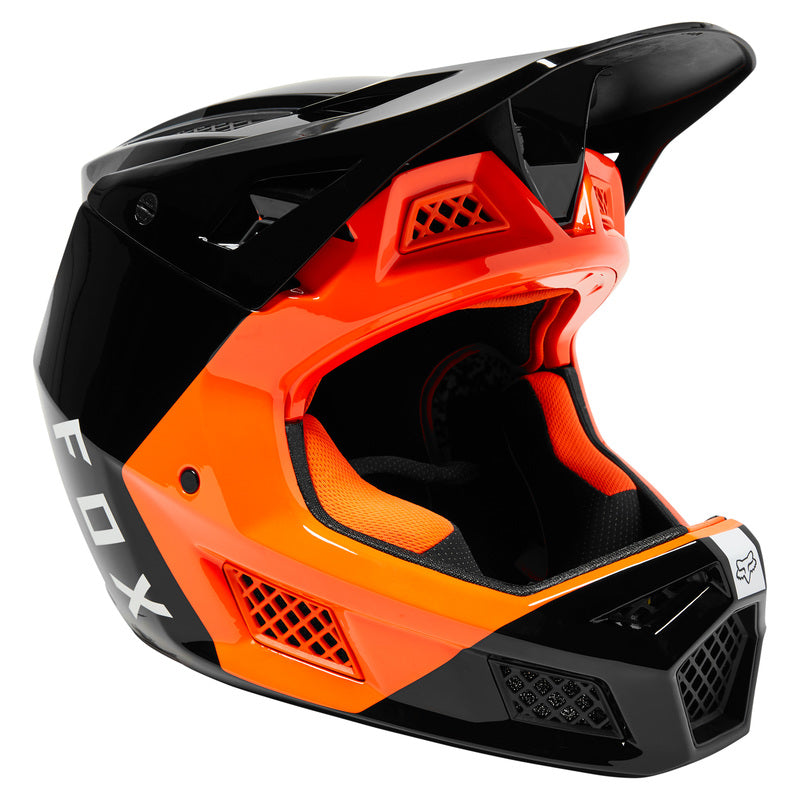 Fox Racing Rampage Pro Carbon MIPS Full Face Helmet - Fuel - Black