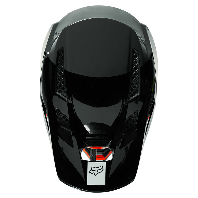 fuel full face black motorcycle helmet Fox Racing Rampage Pro Carbon MIPS Full Face Helmet - Fuel