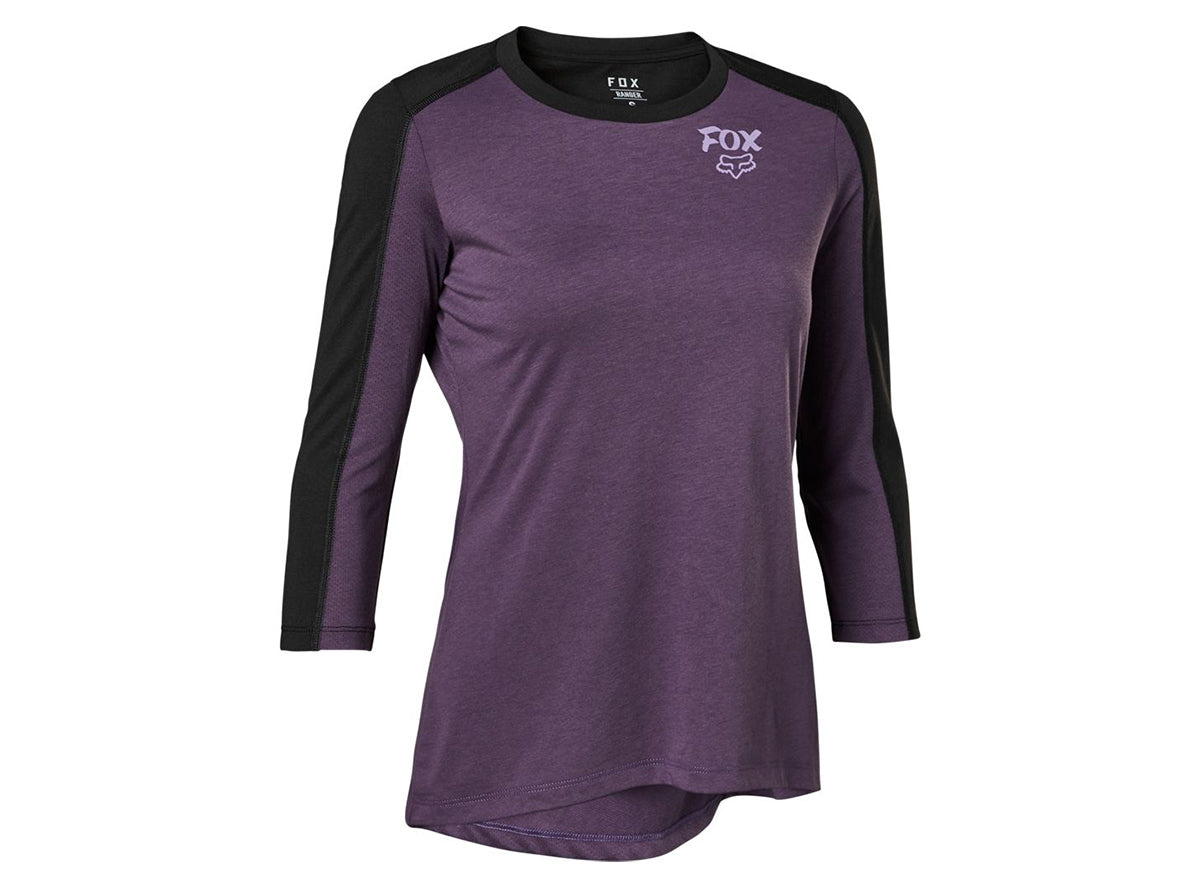 Fox Racing Ranger DR 3/4 Sleeve Jersey - Womens - Purple - 2021 Purple X-Small 