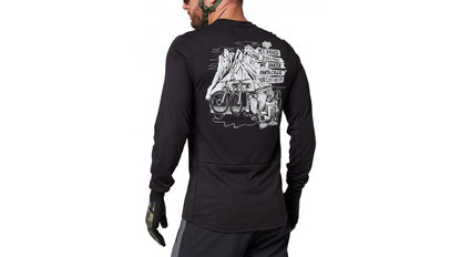 Fox Racing Ranger Dri Release Long Sleeve MTB Jersey - Black