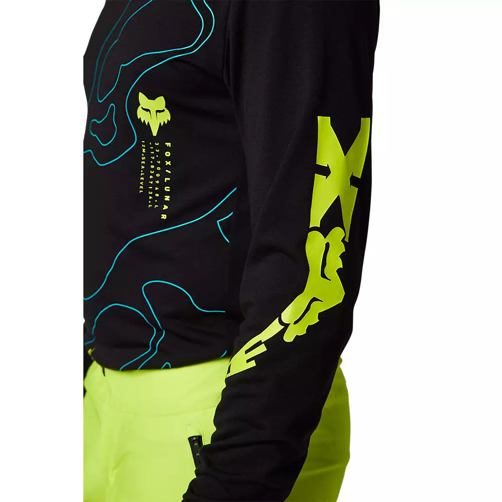 Fox Racing Ranger Dri Release Long Sleeve MTB Jersey - Lunar Capsule - Black