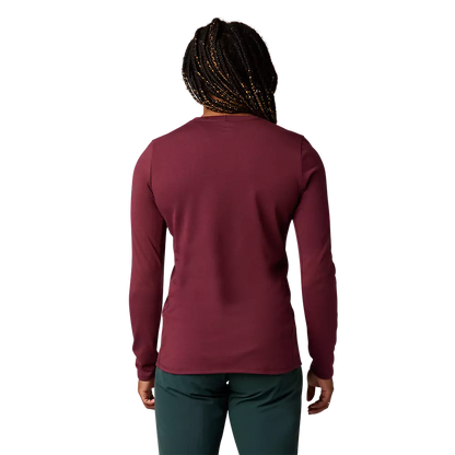 Fox Racing Ranger Dri Release Mid Long Sleeve MTB Jersey - Womens - Dark Maroon