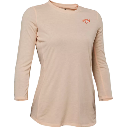 Fox Racing Ranger Dri Release 3/4 Sleeve MTB Jersey - Womens - Light Pink - 2022 Light Pink X-Small 