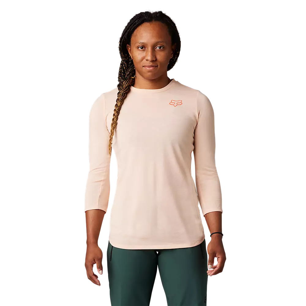 Fox Racing Ranger Dri Release 3/4 Sleeve MTB Jersey - Womens - Light Pink