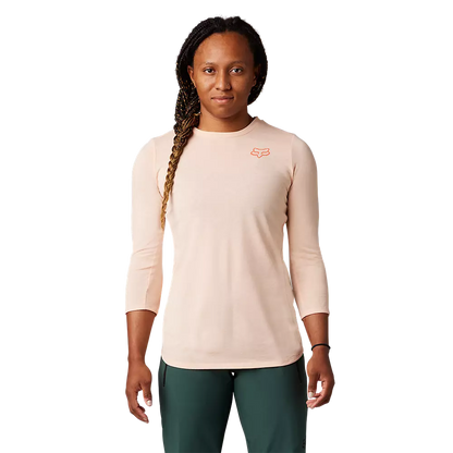 Fox Racing Ranger Dri Release 3/4 Sleeve MTB Jersey - Womens - Light Pink