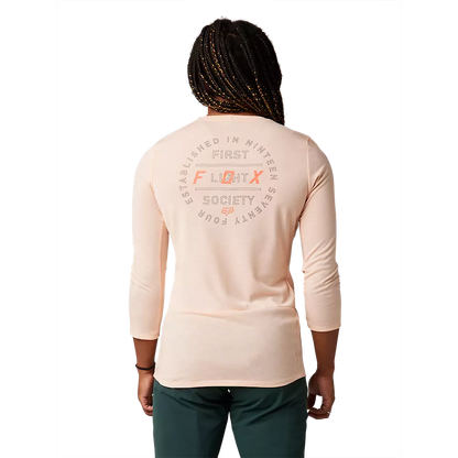 Fox Racing Ranger Dri Release 3/4 Sleeve MTB Jersey - Womens - Light Pink