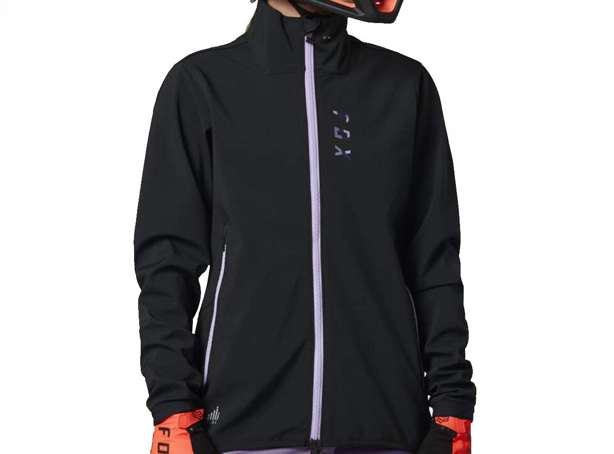 Fox Racing Ranger Fire Cycling Jacket - Womens - Black-Purple - 2021 Black - Purple X-Small 