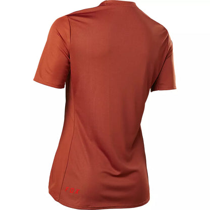 Fox Racing Ranger Foxhead Short Sleeve MTB Jersey - Womens - Red Clay