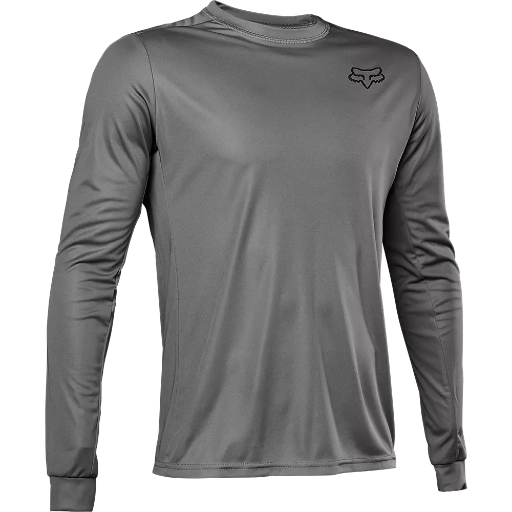 Fox Racing Ranger Long Sleeve MTB Jersey - Font - Dark Gray - 2022 Dark Gray Small 