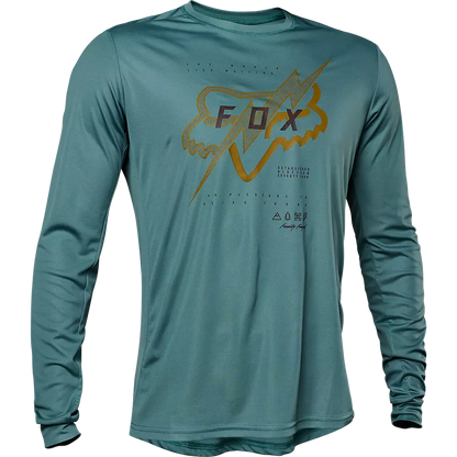 Fox Racing Ranger Long Sleeve MTB Jersey - Jectr - Sea Foam - 2022 Sea Foam Small 