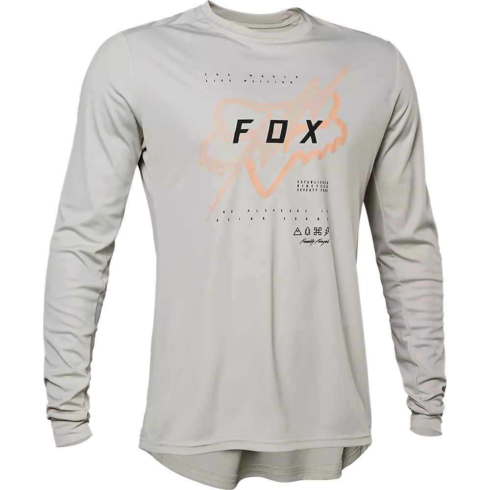 Fox Racing Ranger Long Sleeve MTB Jersey Jectr Vintage White