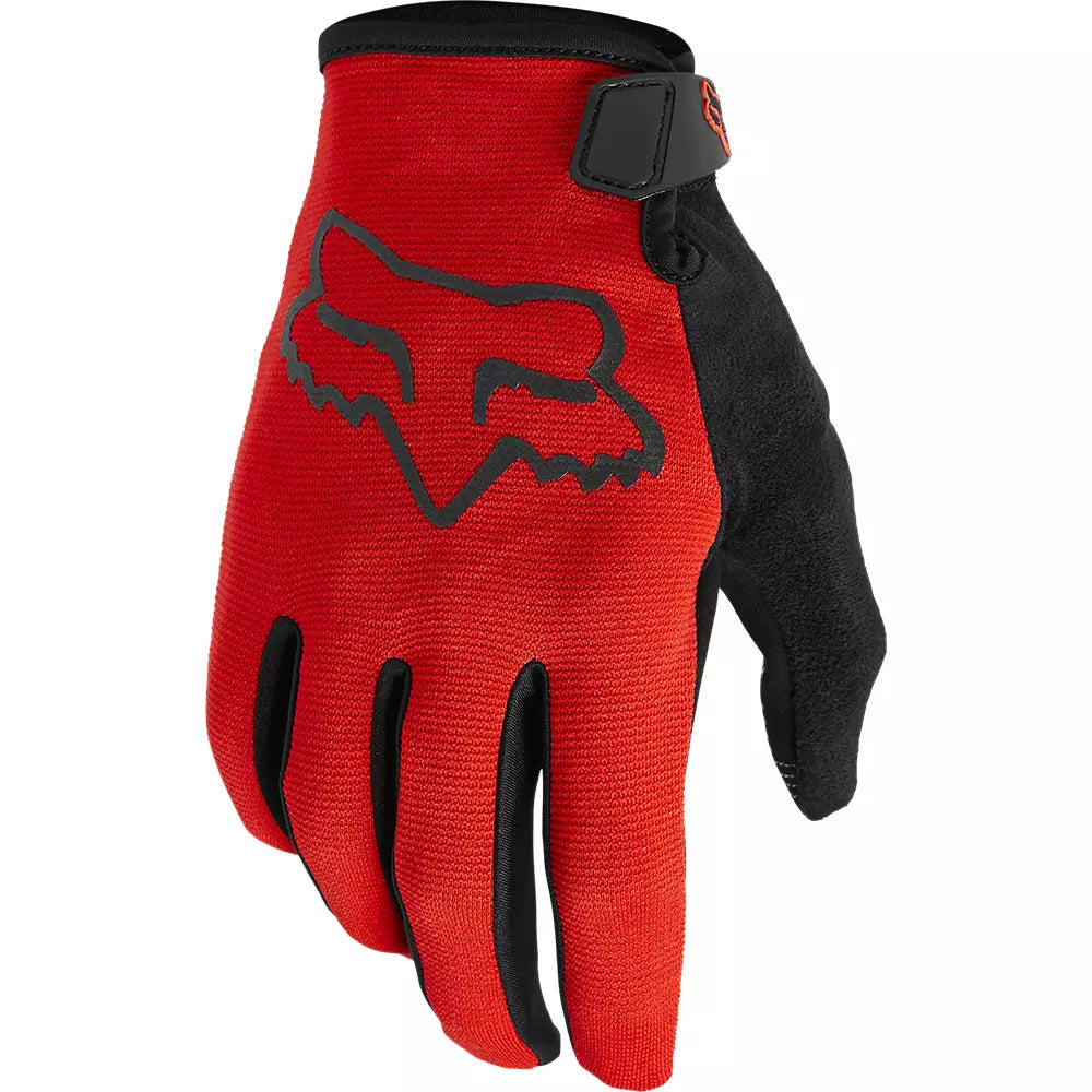 Red fox racing gloves sales