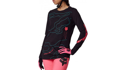 Fox Racing Ranger Mid MTB Jersey - Womens - Lunar Capsule - Black