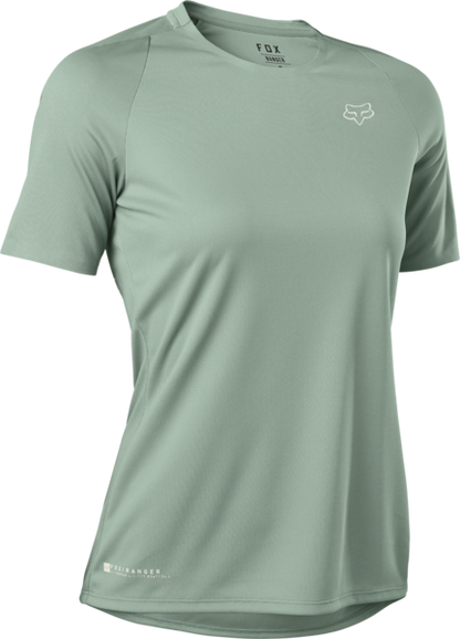 Fox Racing Ranger Power Dry® Short Sleeve MTB Jersey - Womens - Eucalyptus - 2022 Eucalyptus X-Small 