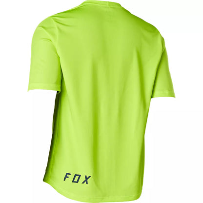 Fox Racing Ranger Short Sleeve MTB Jersey - Youth - Fluorescent Yellow