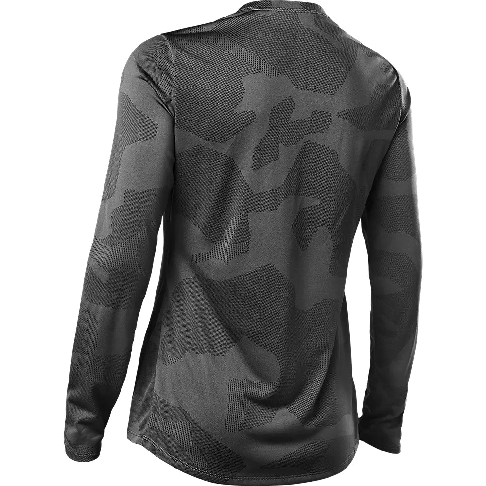 Fox Racing Ranger Tru Dri Long Sleeve MTB Jersey - Womens - Gray