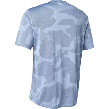 Fox Racing Ranger Tru Dri Short Sleeve MTB Jersey - Dusty Blue