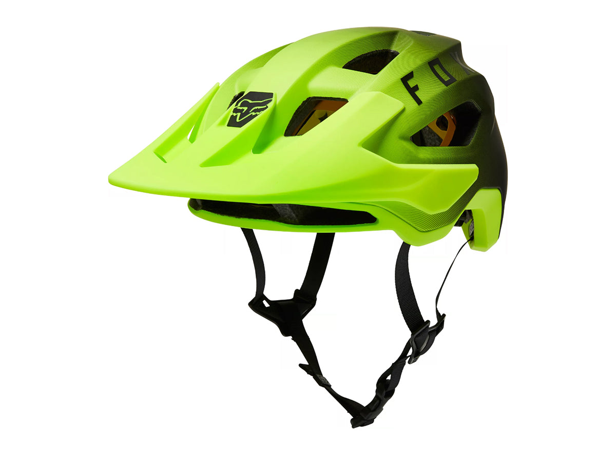 Fox Racing Speedframe MIPS MTB Helmet - Black-Yellow - 2021 Black - Yellow Small 