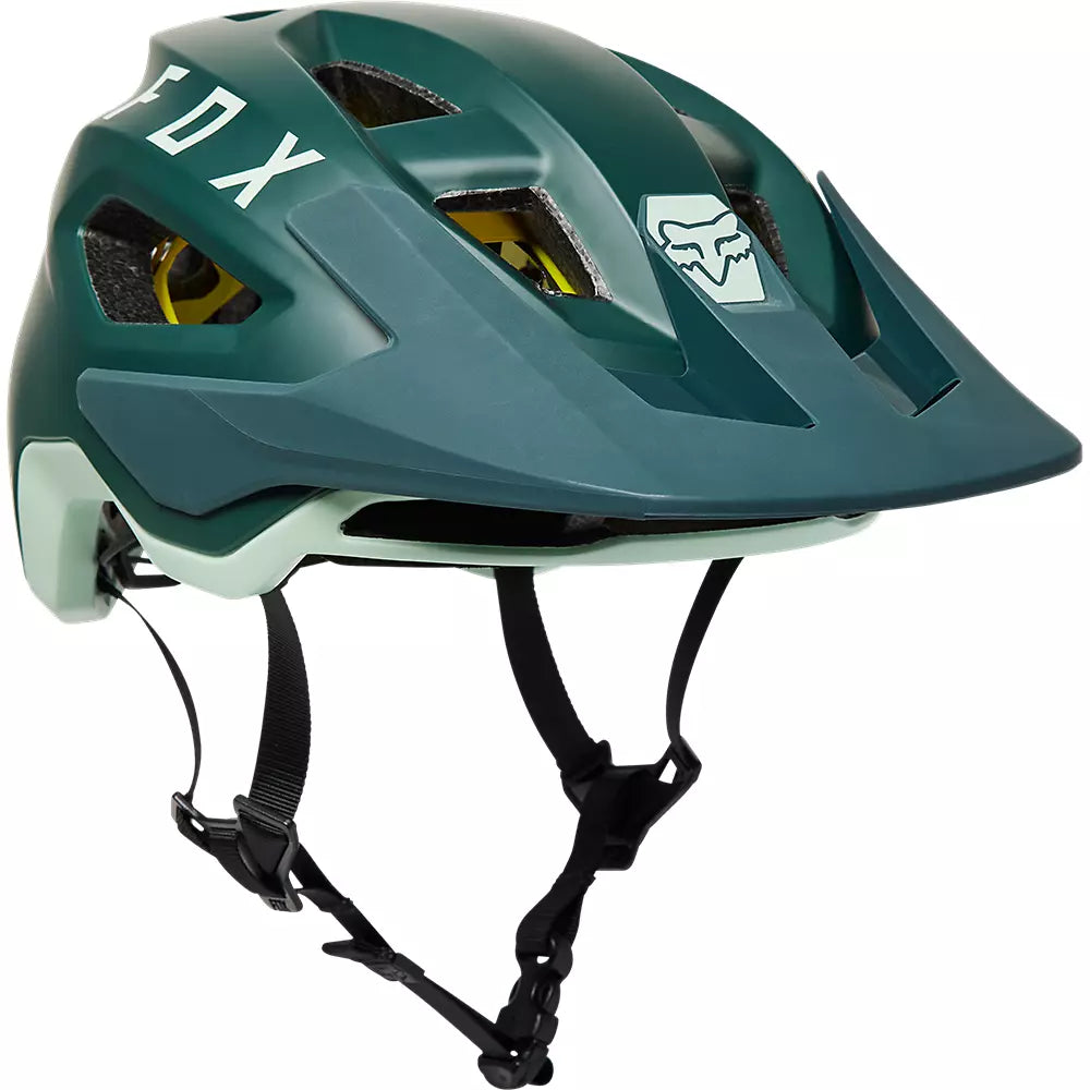 Fox Racing Speedframe MIPS MTB Helmet Emerald Cambria Bike