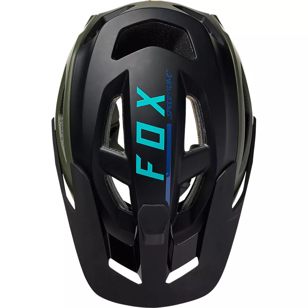 Fox Racing Speedframe Pro MTB Helmet - Blocked - Army