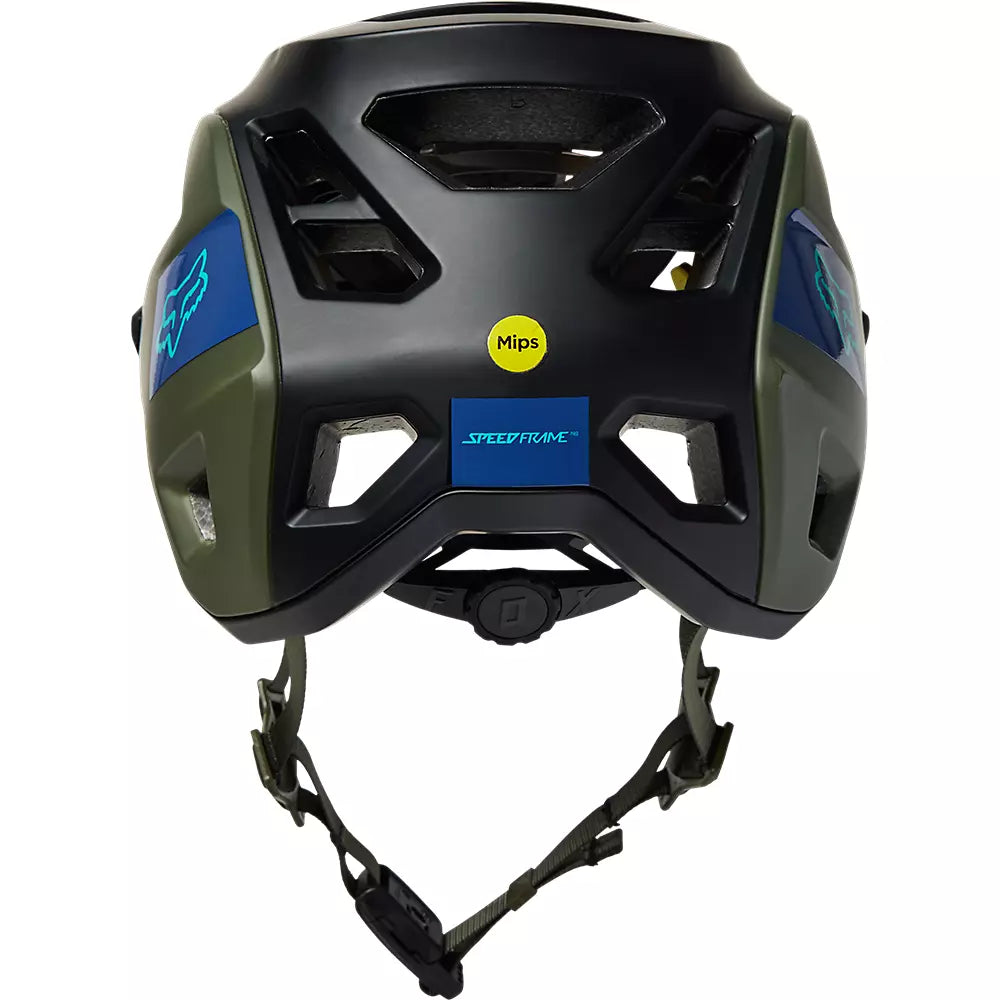 Fox Racing Speedframe Pro MTB Helmet - Blocked - Army