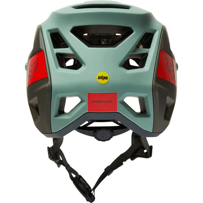 Fox Racing Speedframe Pro MTB Helmet - Blocked - Eucalyptus