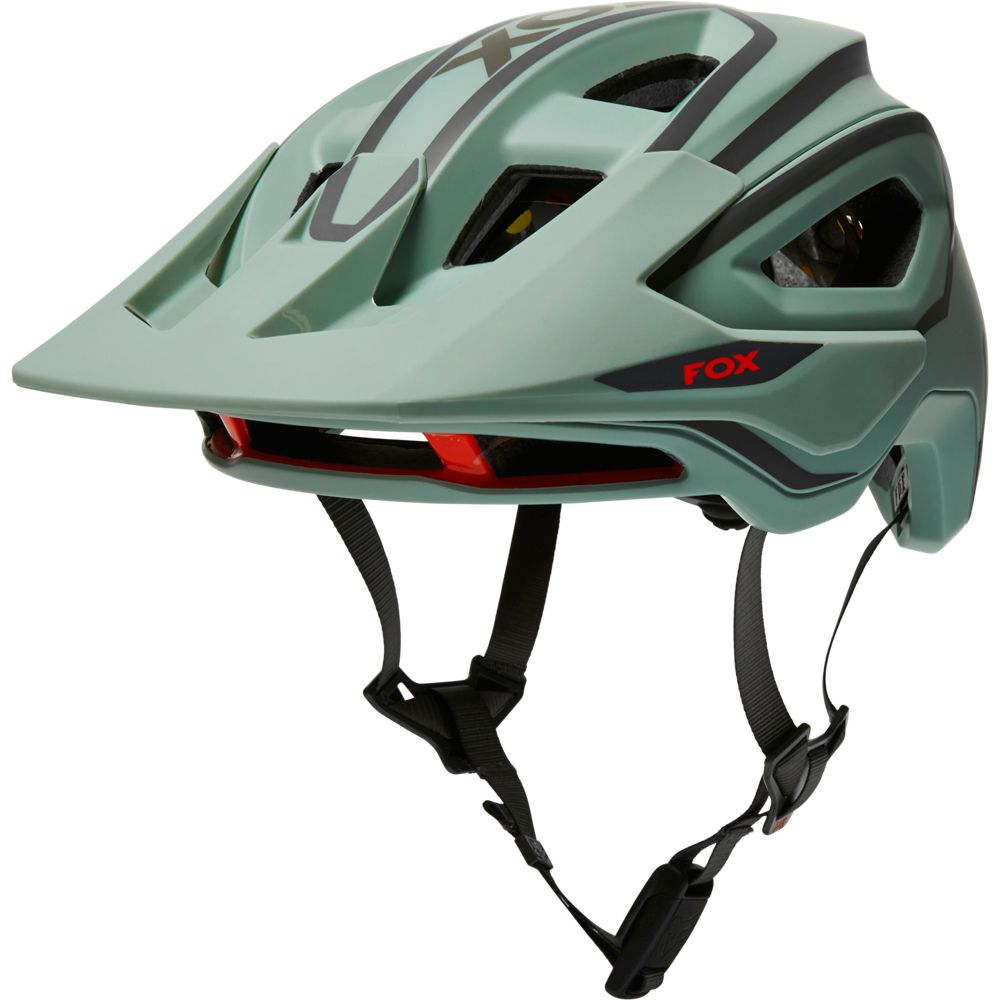 Fox Racing Speedframe Pro MTB Helmet Divide Eucalyptus