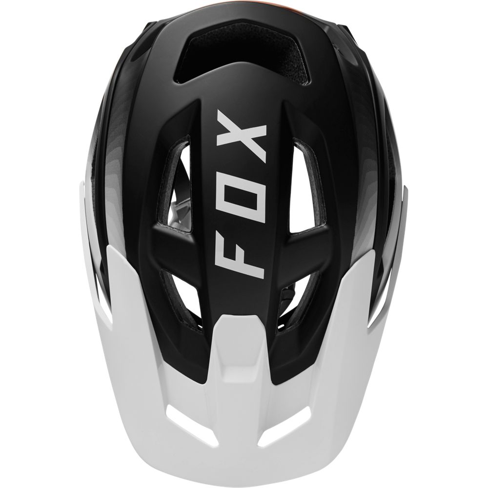 Fox Racing Speedframe Pro MTB Helmet - Blocked - White-Black - Cambria Bike