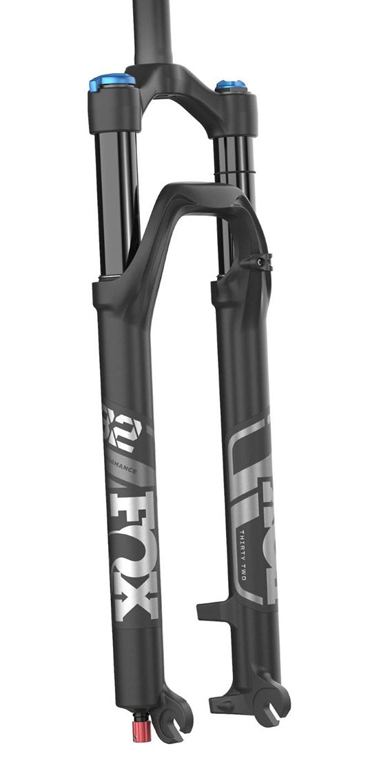 Fox Suspension 32 Float 100 Performance 29" 9mmQR - Matt Black-Matt Black Logo - 2021 Matt Black - Matt Black Logo 44mm Rake Grip - 3 Position