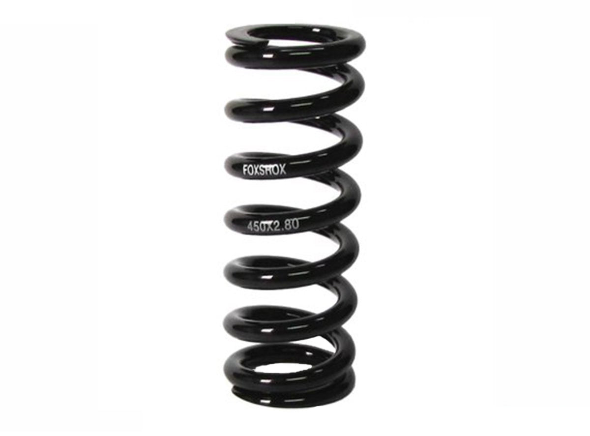 Fox Suspension Rear Spring (Standard) - 2.50" - 2.75" Stroke - Black - 2018 Black 2.5"-2.75" Stroke N/A - Steel - 250 lbs