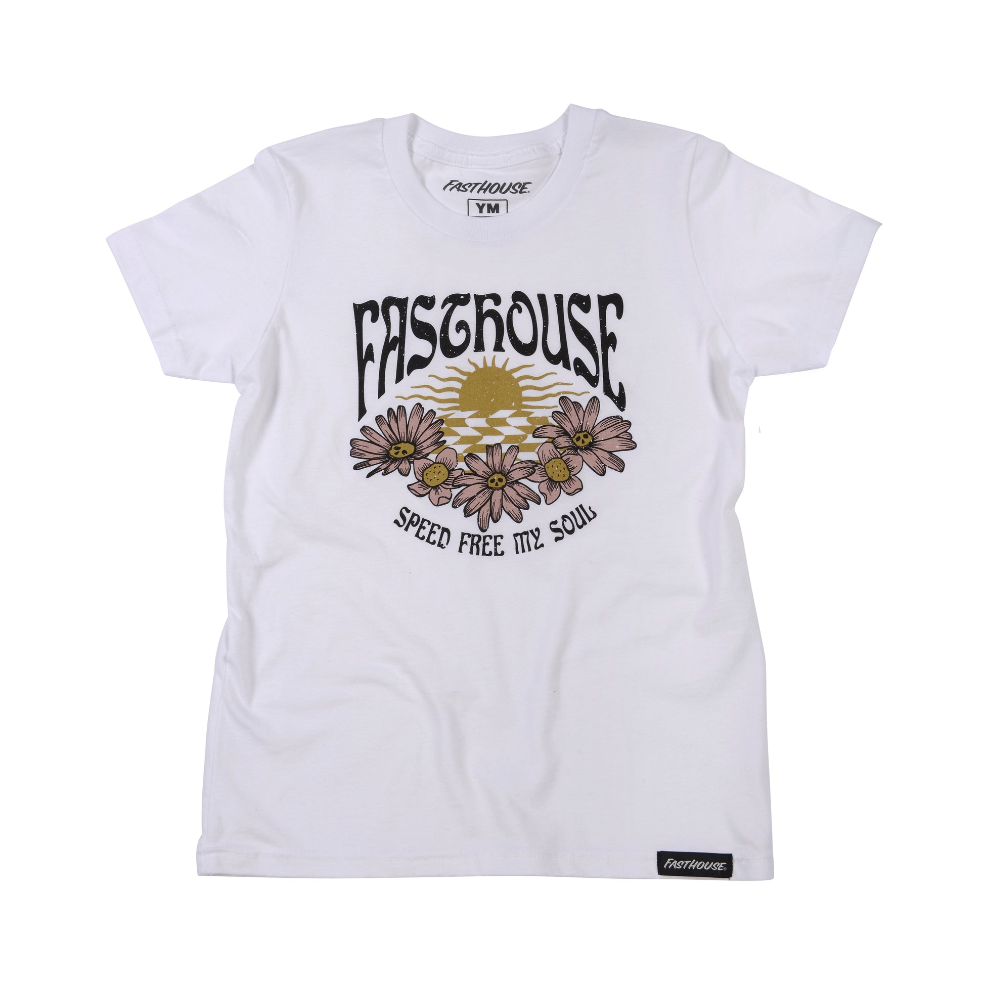 Fasthouse Reverie Tee - Youth - White - 2022 White Small 