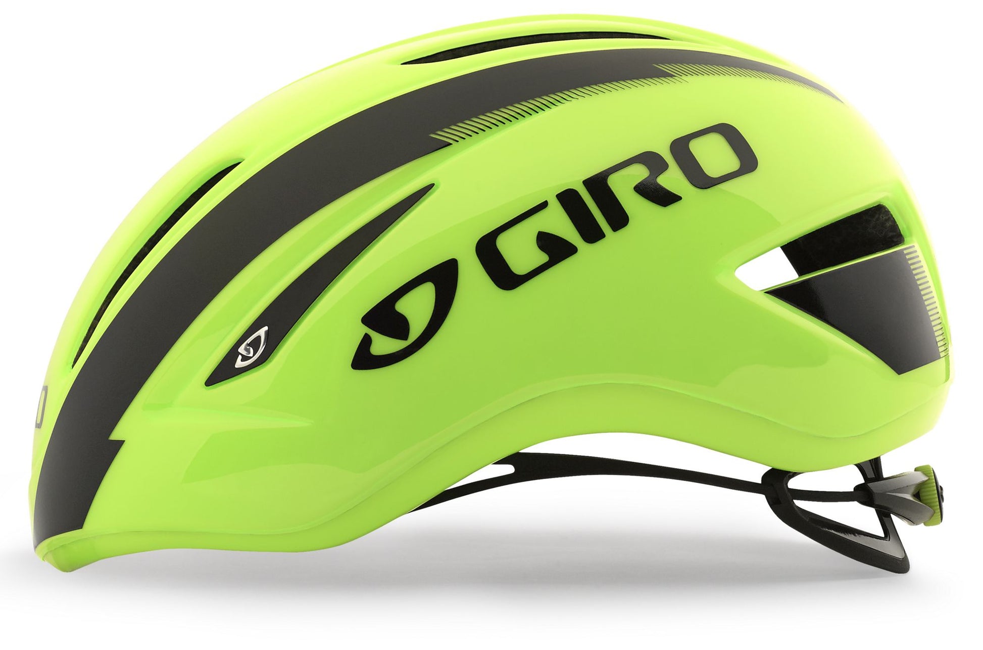 Giro Air Attack Road Helmet - Highlight Yellow-Black Highlight Yellow - Black Large 
