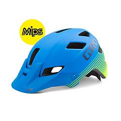 Giro Feature MIPS XC Helmet - Matt Blue-Lime Matt Blue - Lime Medium 