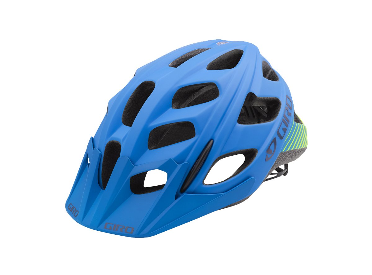 Giro Hex MTB Helmet - Matt Blue-Lime Matt Blue - Lime Medium 
