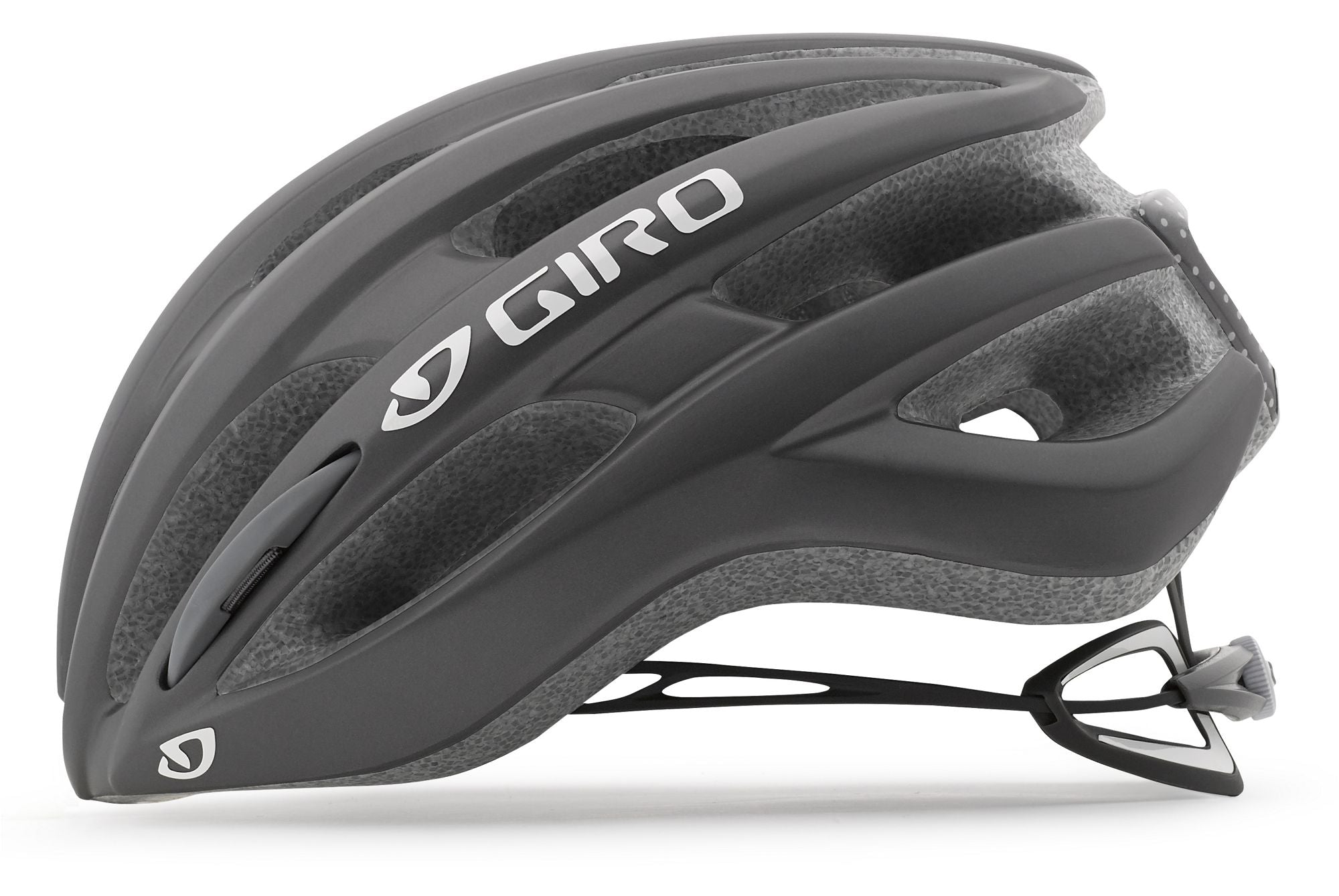 Giro Saga Road Helmet Matt Titanium Dots Cambria Bike