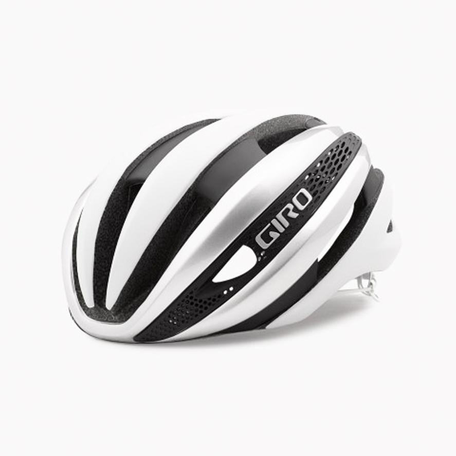 Giro Synthe MIPS Road Helmet - Matt White-Silver Matt White - Silver Small 